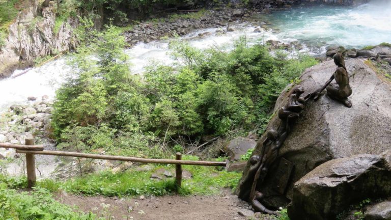 cascate di riva di tures trentino