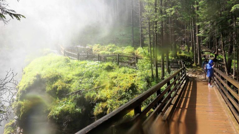 cascate di riva di tures trentino