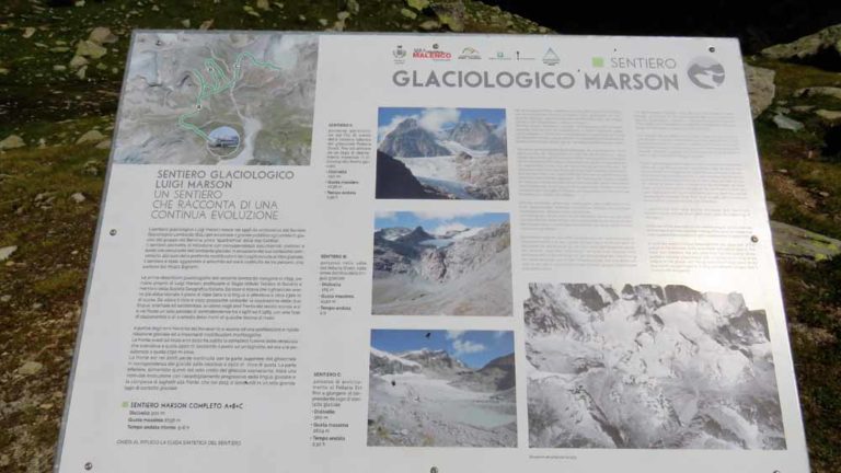 pannello glaciologico