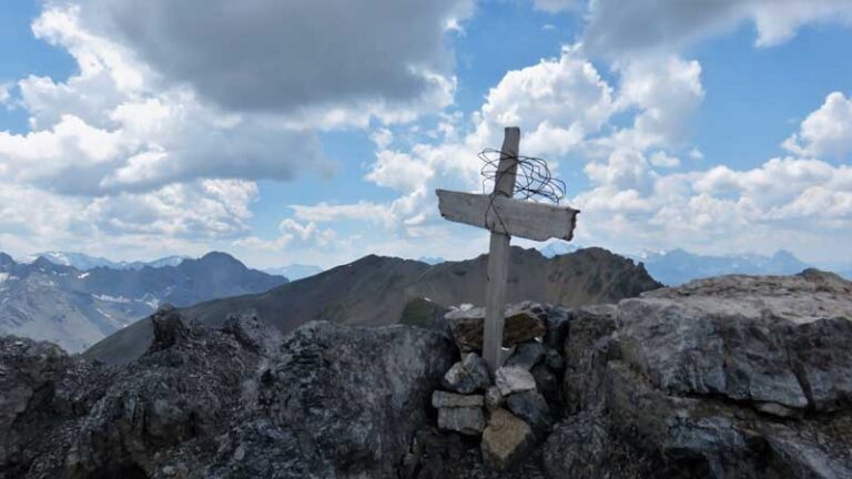 croce di vetta punta di rims valtellina