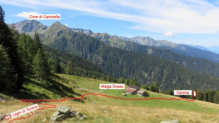 laghi di torena e malga dosso