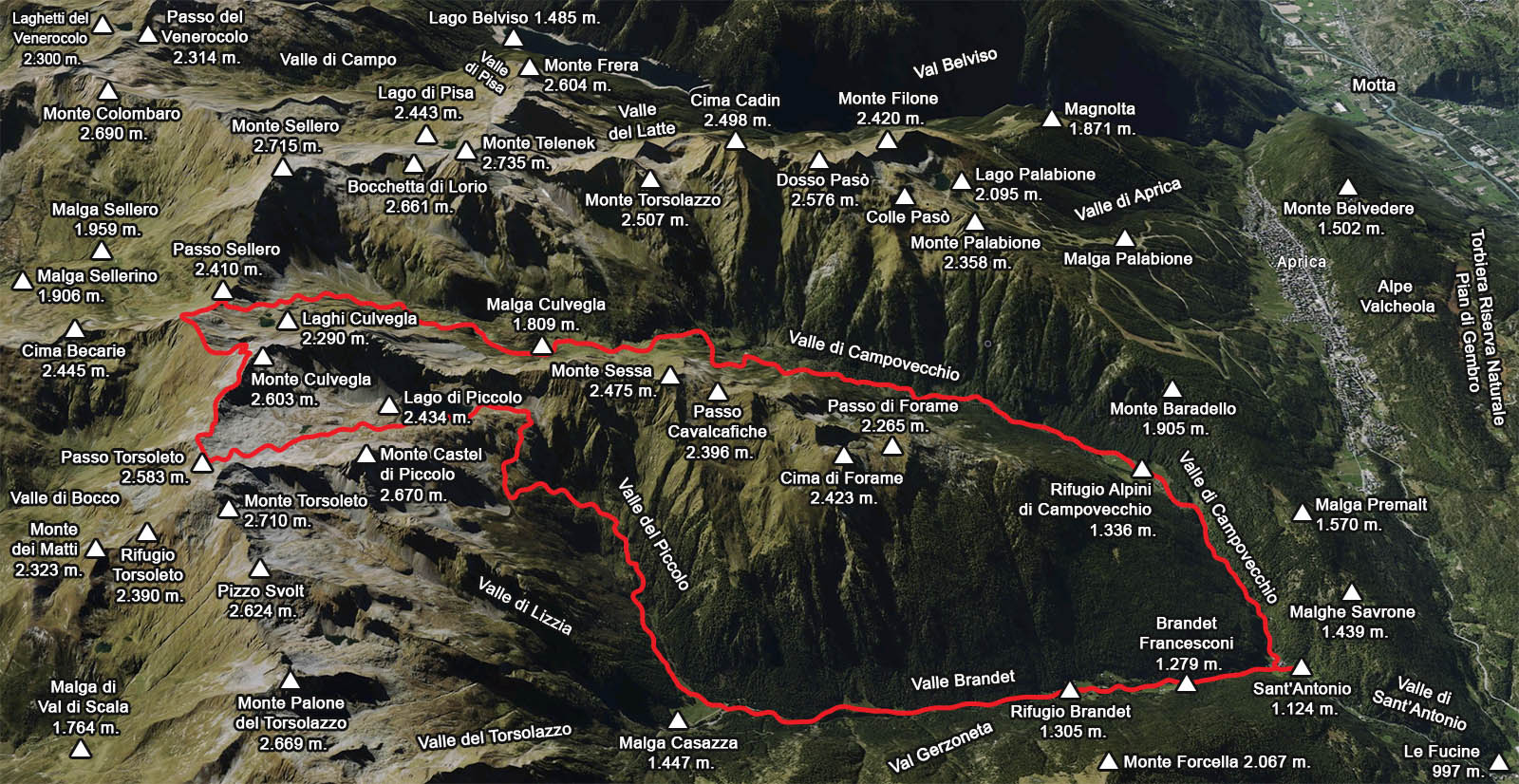 passo sellero e passo torsoleto