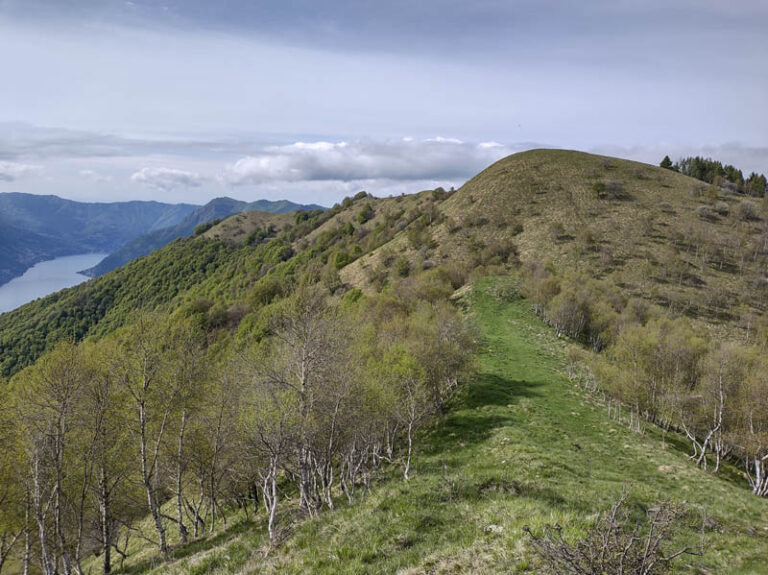 il percorso verso il Monte Sertore