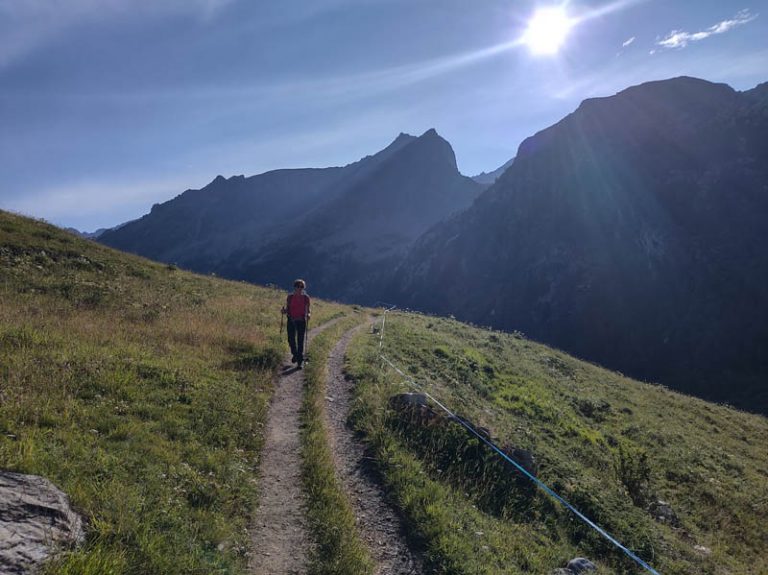 sentiero rifugio benevolo