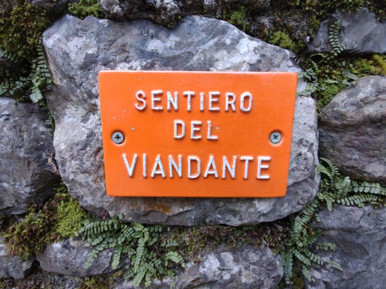 sentiero del viandante