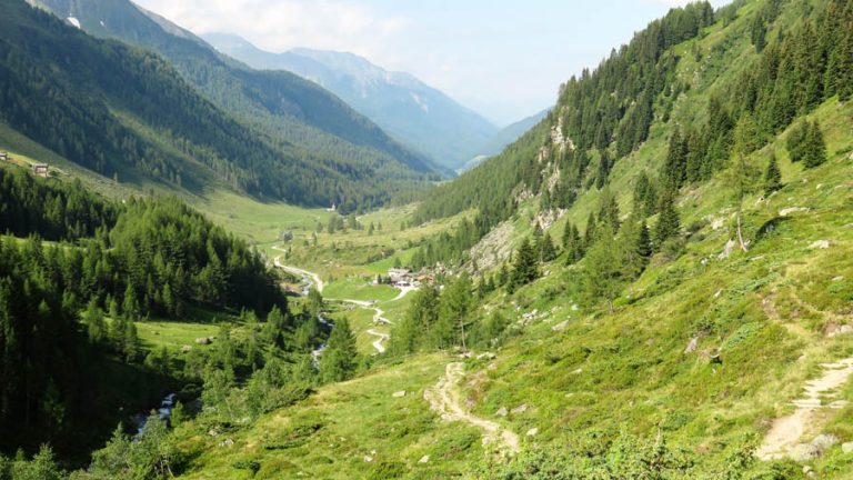 le malghe Jager e Adler dal sentiero