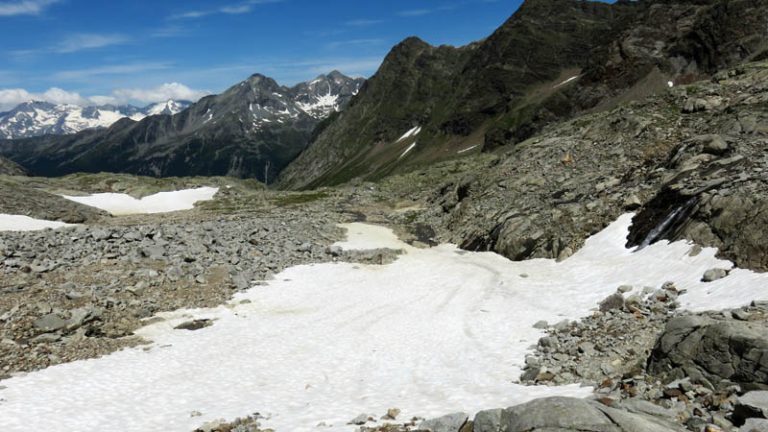 panorama di alta montagna