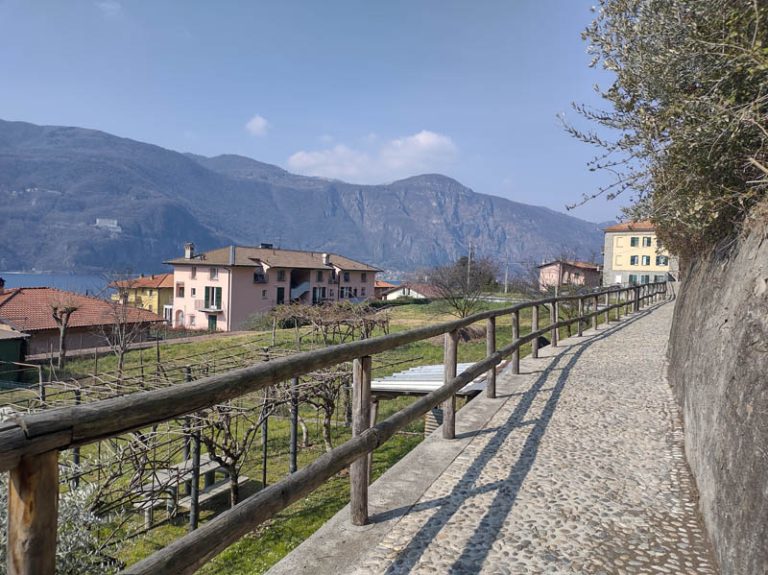 sentiero del viandante da abbadia lariana a lierna