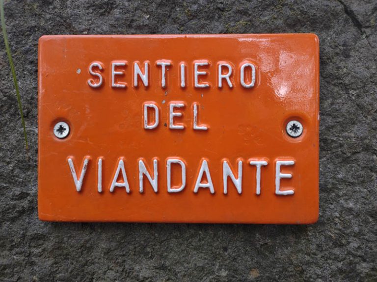 sentiero del viandante