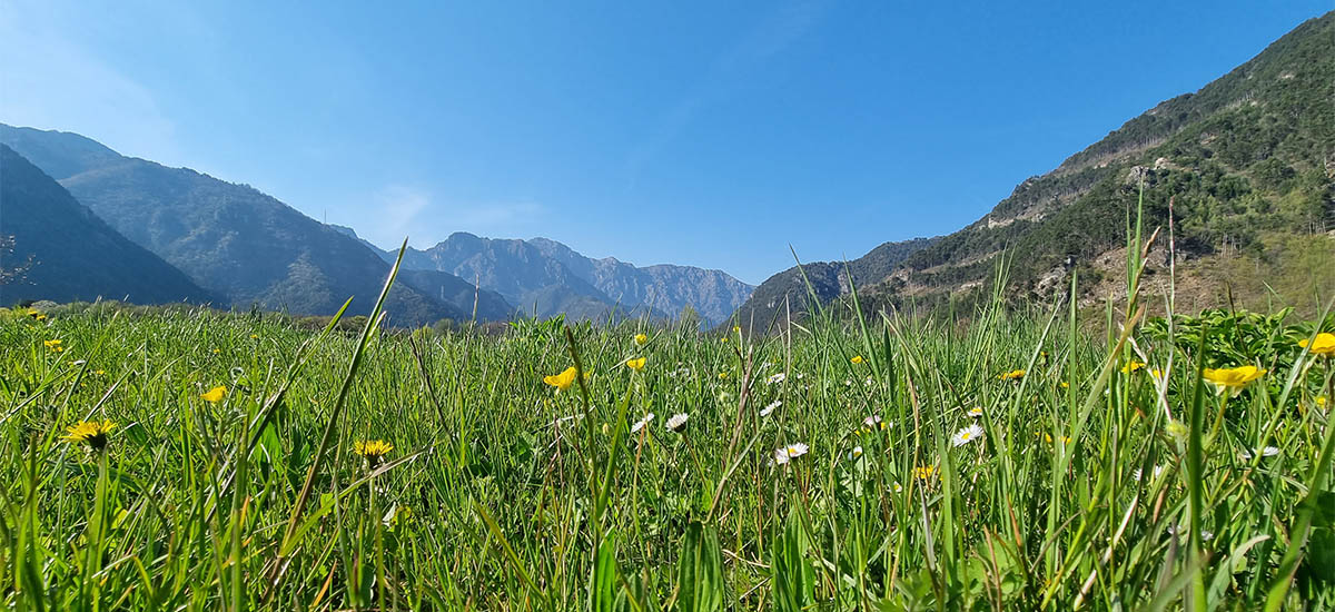 vista dal borgo di Vesio Alto Garda