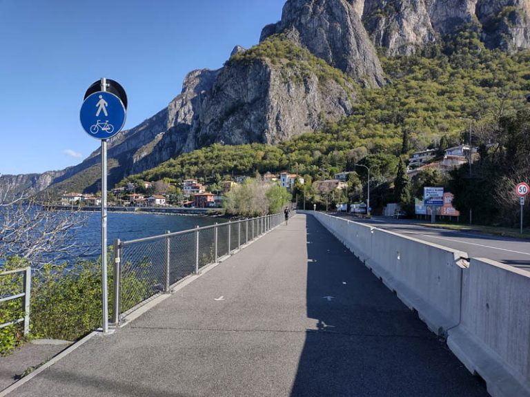 pista ciclopedonale Lecco