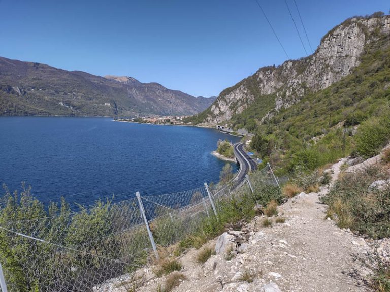 sentiero del viandante prima tratta lecco - abbadia lariana