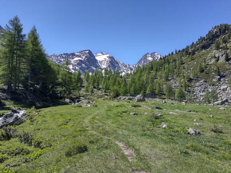 in direzione del Plan de l'Arolla