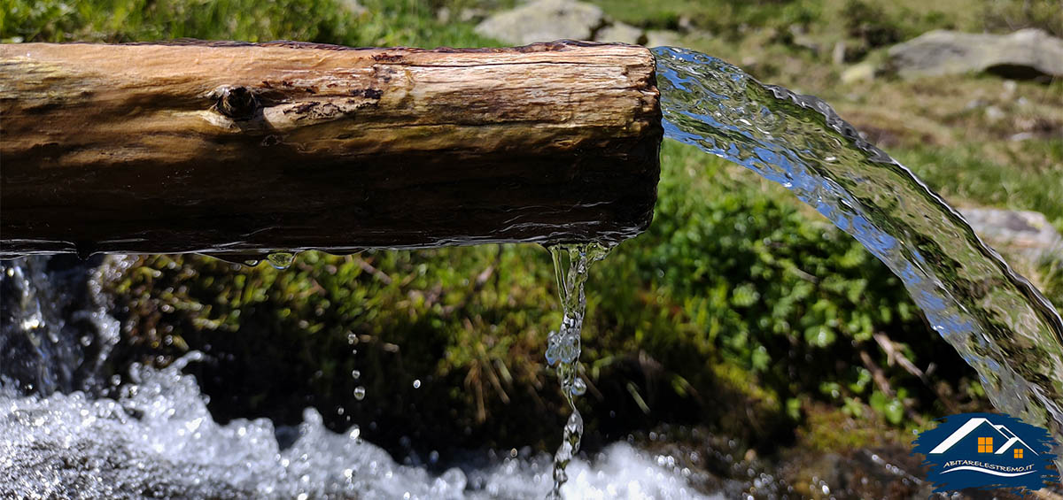 sorgente d'acqua bivacco cosimo zappelli