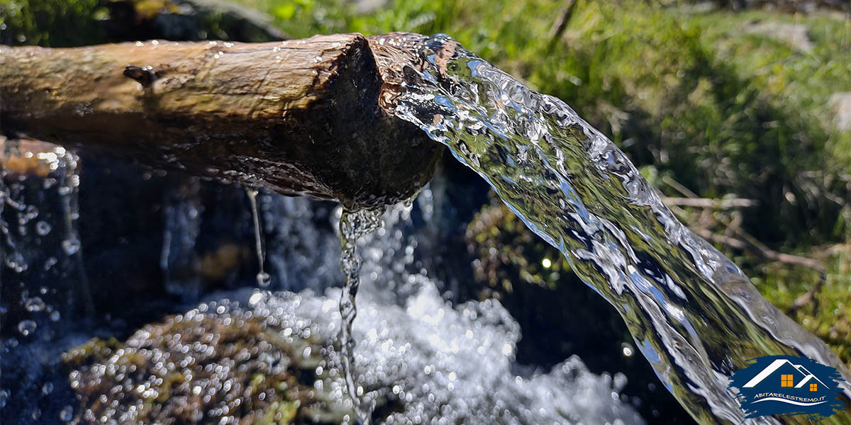 sorgente d'acqua sentiero numero 5 bivacco cosimo zappelli