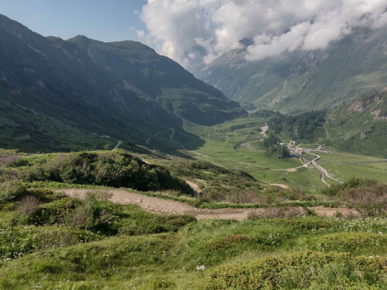 sentiero di salita laghi boden