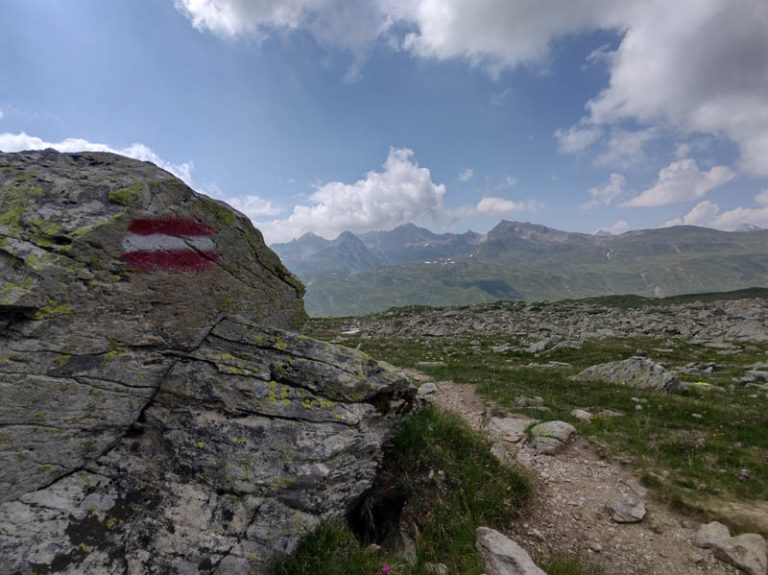 sentiero di discesa laghi boden