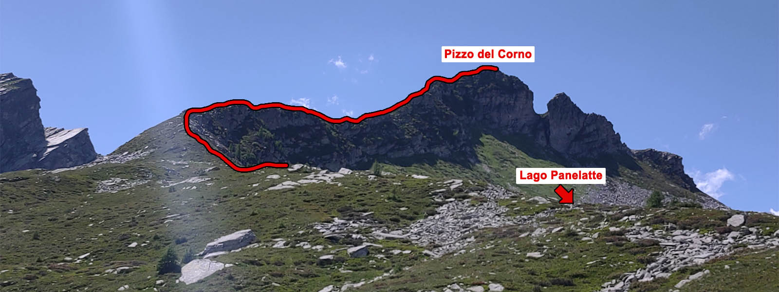 mappa pizzo del corno valle vigezzo