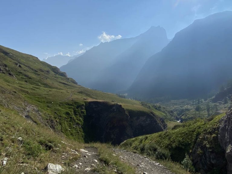 sentiero rifugio benevolo