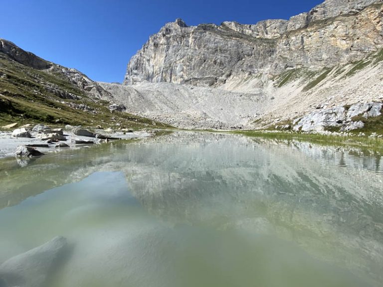 sentiero di salita lago tzanteleina