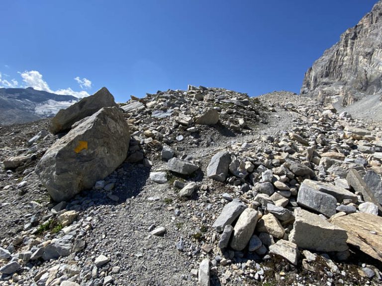 sentiero di salita lago tzanteleina