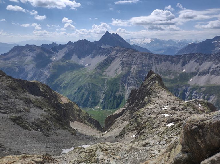 il canalone dell'Aiguille de Combal