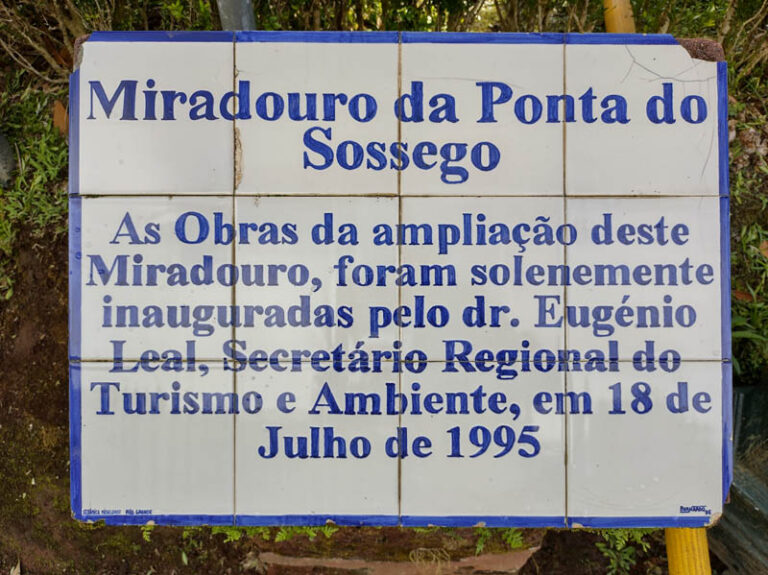 Miradouro da Ponta do Sossego