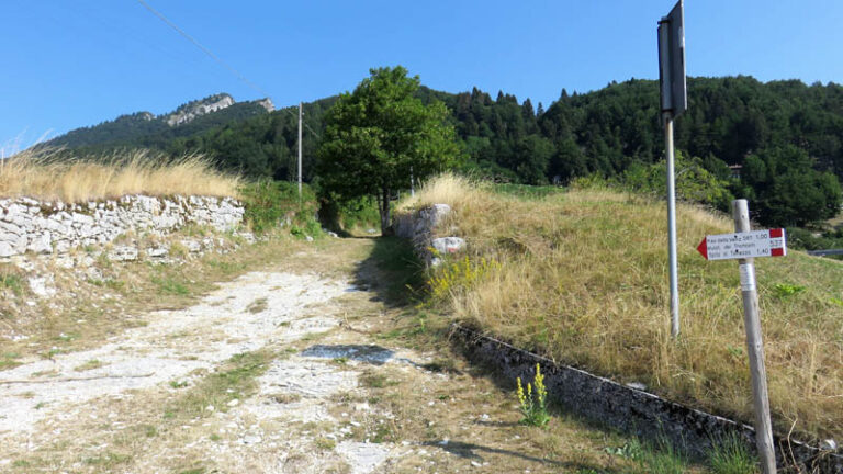 partenza del sentiero Spitz di Tonezza