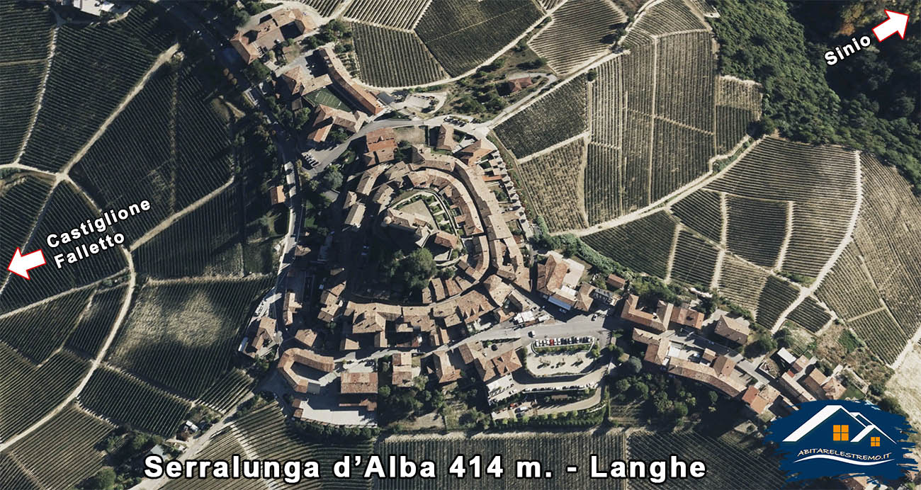 mappa Serralunga d'Alba