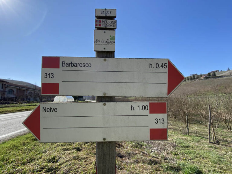 sentiero Neive Barbaresco