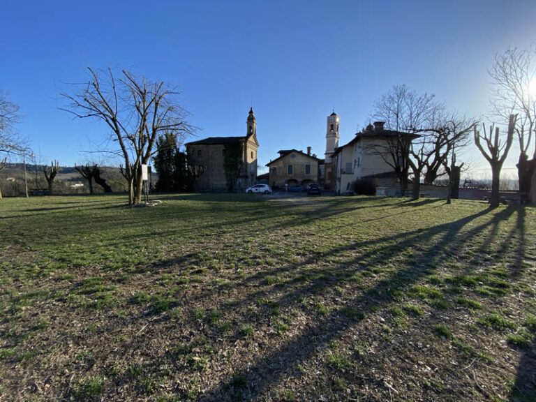 la vista sul borgo dal Parco Belvedere di Alberto Scarampi