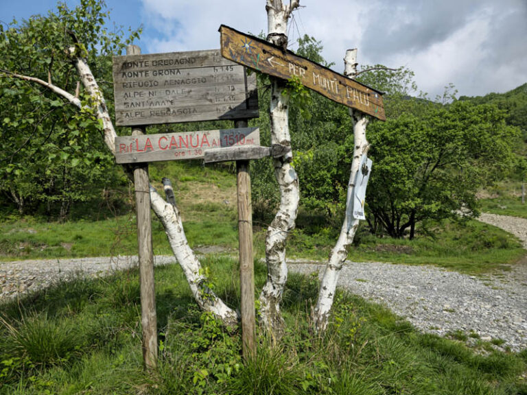 indicazioni area picnic Piazzuscel