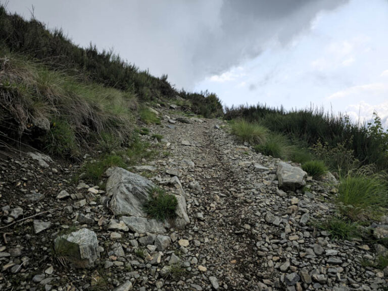 sentiero rifugio la canua