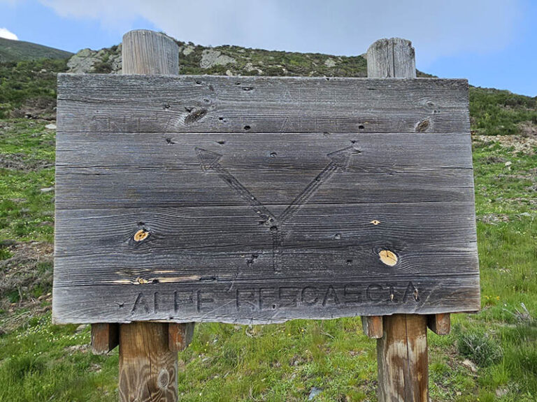 sentiero rifugio la canua