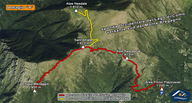 mappa rifugio menaggio