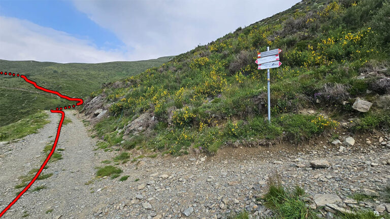 sentiero di salita rifugio menaggio