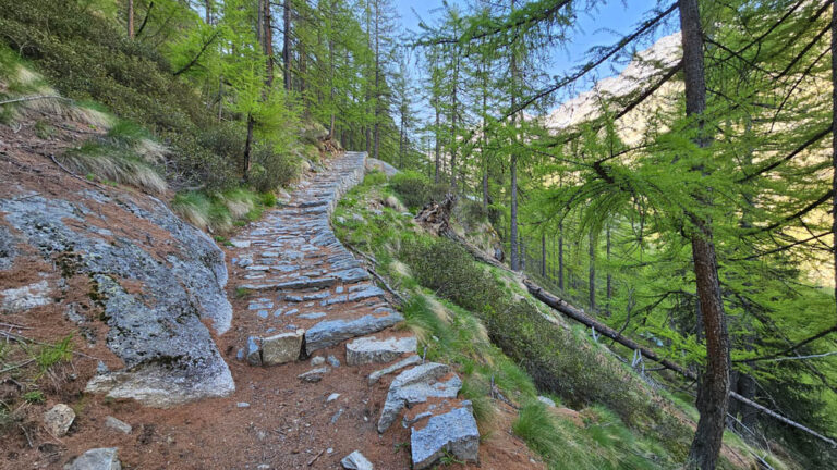 sentiero rifugio vittorio emanuele II