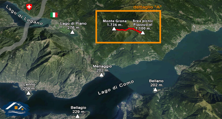 mappa di insieme monte grona