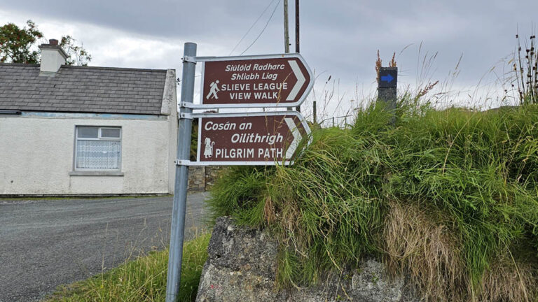 sentiero del pellegrino - donegal - slieve league