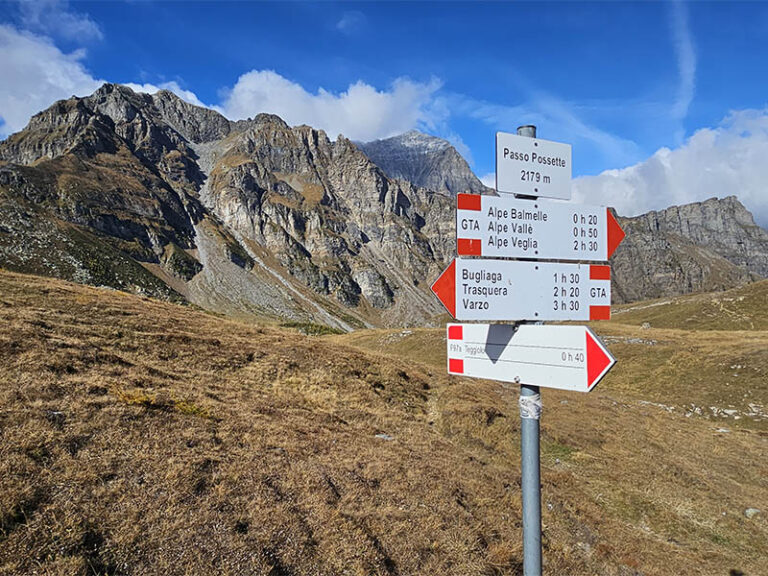 Passo delle Possette - Alta via Valdivedro