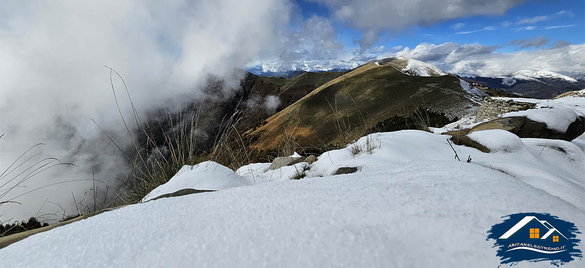 mulattiera verso il Monte Crocione