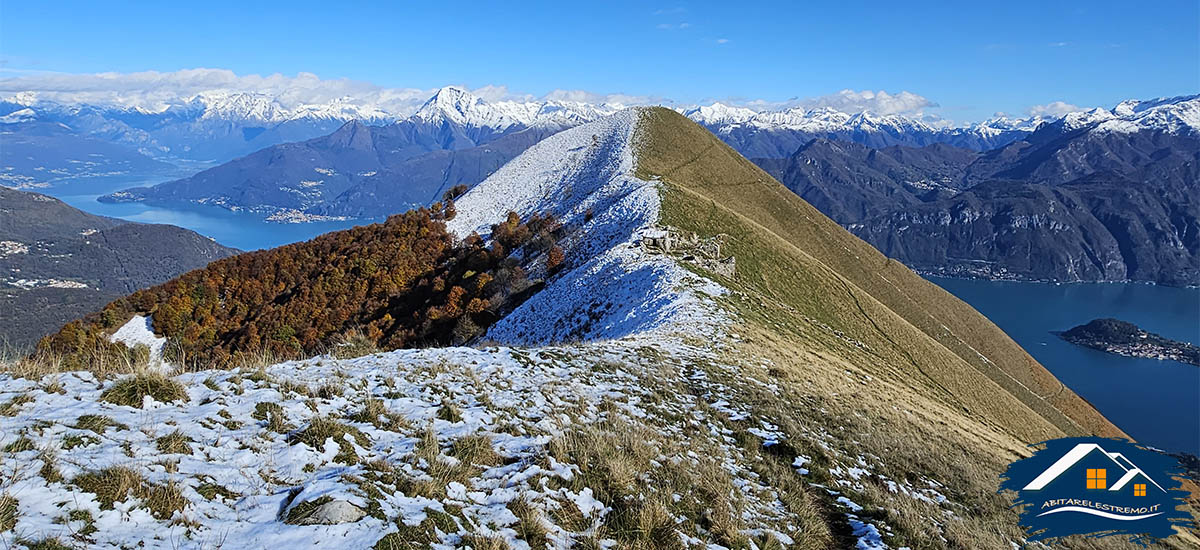 verso i ruderi dell'Alpe di Tremezzo