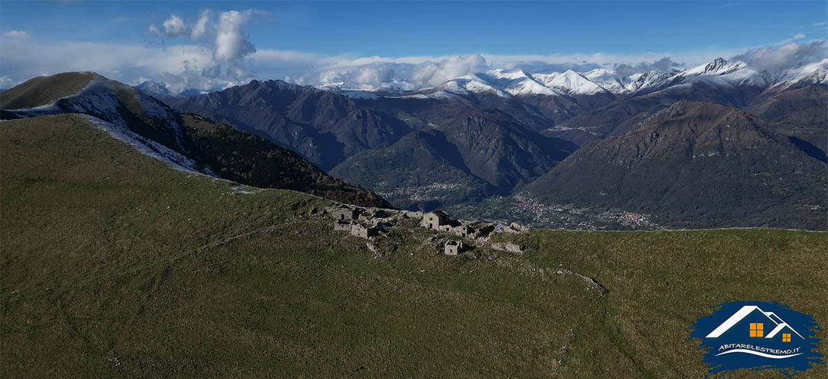 i ruderi dell'Alpe di Tremezzo