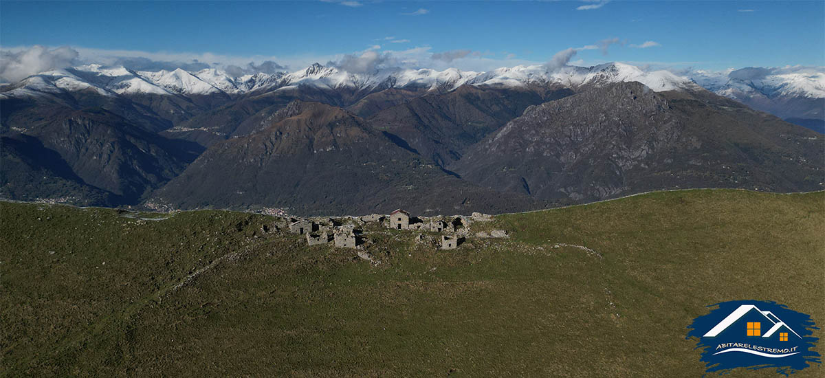 i ruderi dell'Alpe di Tremezzo