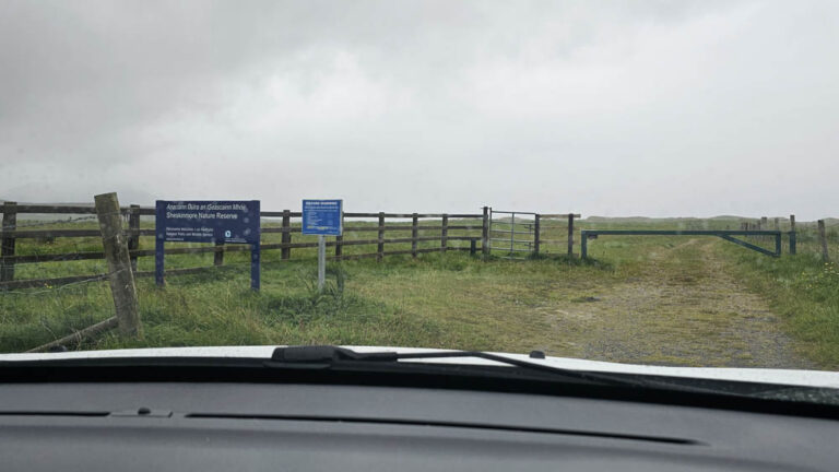 inizio del sentiero Sheskinmore Nature Reserve