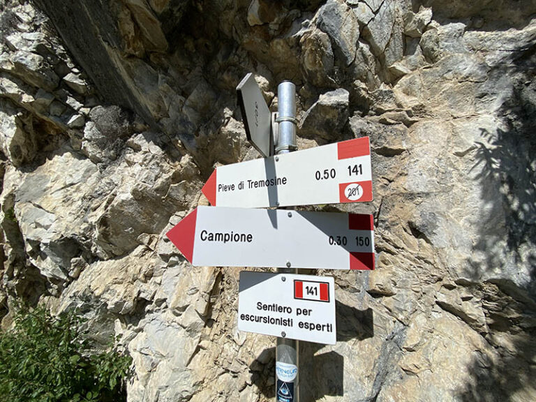 trekking campione del Garda - pieve di Tremosine, campione del garda