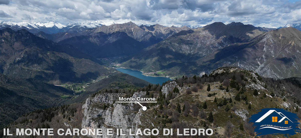 il panorama dal Monte Carone