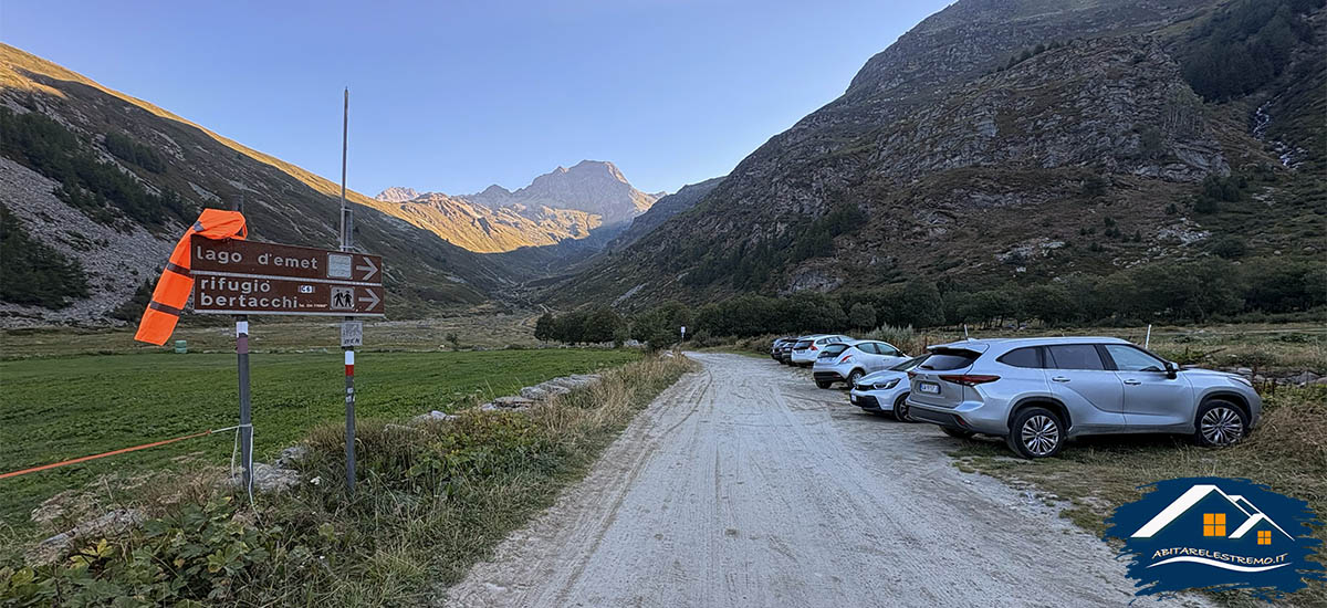 parcheggio frazione macolini a Madesimo