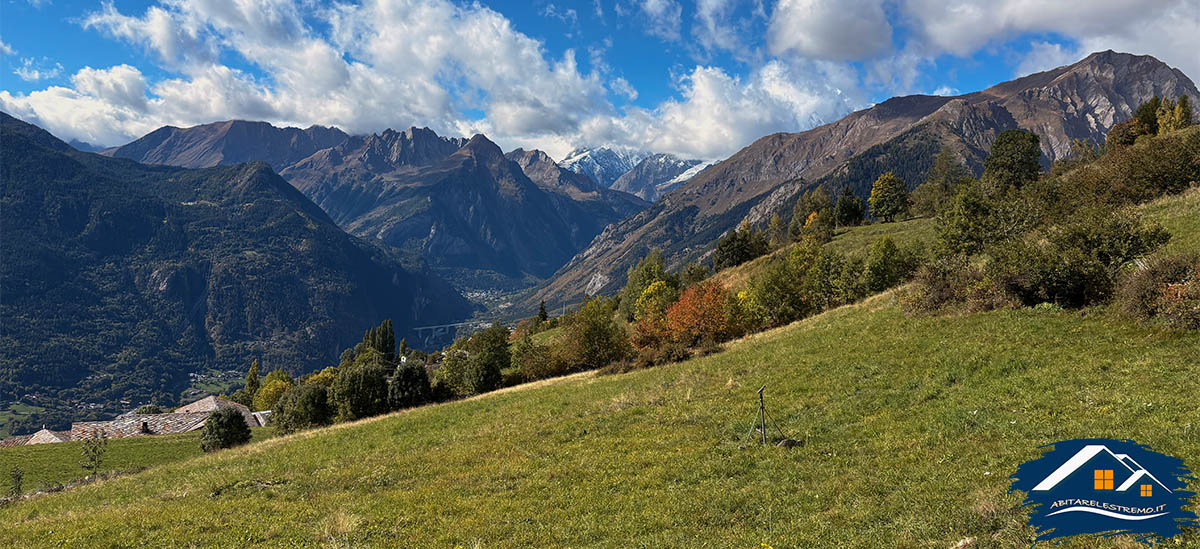 panorama sentiero challancin - les ors - valdigne