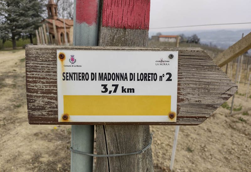 sentiero numero 2 la morra madonna di loreto